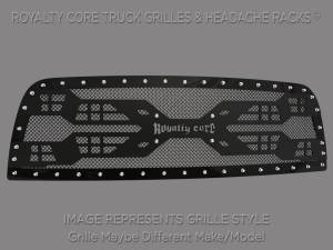 Royalty Core 15301 Royalty Core Chevrolet Silverado Full Grille Replacement 1500 2007-2013 RC5 Quadrant Grille