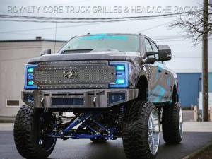 Royalty Core - Royalty Core 15806 Ford Super Duty 2017-2019 RC7 Layered Full Grille Replacement - Image 6