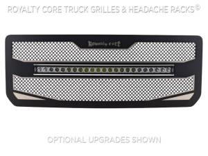 Royalty Core - Royalty Core 15822 GMC 2500/3500 HD 2015-19 RC4X Layered 30" Curved LED Grille - Image 4