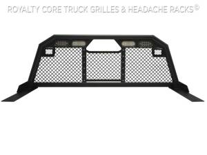 Royalty Core - Royalty Core 15841 Dodge Ram 1500 2002-2008 RC88 Ultra Billet Headache Rack w Integrated Taillights & Dura PODs - Image 2