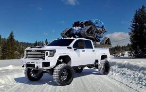 Royalty Core - Royalty Core 16035 GMC 2500/3500 HD 2020+ RC4 DOUBLEX Layered with TWO 30" Curved LED Grille - Image 2