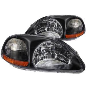 Anzo USA 121067 Crystal Headlight Set