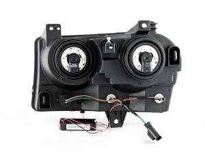 Anzo USA - Anzo USA 121137 Crystal Headlight Set w/Halo - Image 2