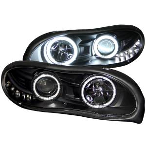 Anzo USA 121160 Projector Headlight Set w/Halo