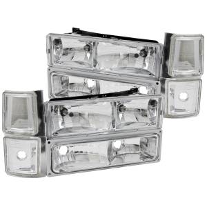 Anzo USA 111099 Crystal Headlight Set