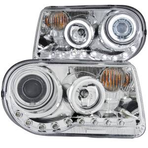 Anzo USA 121250 Projector Headlight Set w/Halo