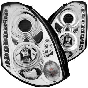 Anzo USA 121364 Projector Headlight Set w/Halo