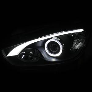 Anzo USA - Anzo USA 121520 Projector Headlight Set w/Halo - Image 3