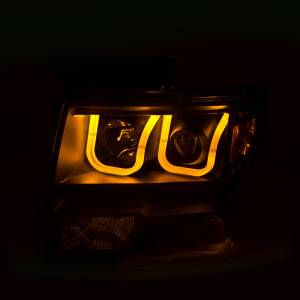 Anzo USA - Anzo USA 111383 Projector Headlight Set w/U-Bar Switchback - Image 5