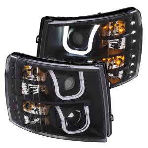 Anzo USA - Anzo USA 111384 Projector Headlight Set w/U-Bar Switchback - Image 2