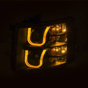 Anzo USA - Anzo USA 111384 Projector Headlight Set w/U-Bar Switchback - Image 5