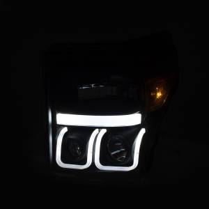 Anzo USA - Anzo USA 111386 Projector Headlight Set w/U-Bar Switchback - Image 5