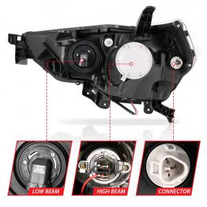 Anzo USA - Anzo USA 111416 Projector Headlight Set - Image 4