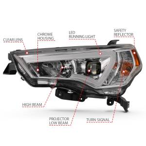 Anzo USA - Anzo USA 111417 Projector Headlight Set - Image 3