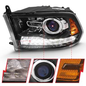 Anzo USA - Anzo USA 111439 Projector Headlight Set w/Halo - Image 2