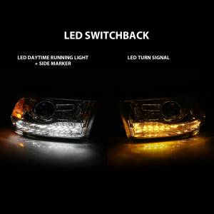 Anzo USA - Anzo USA 111440 Projector Headlight Set w/Halo - Image 6