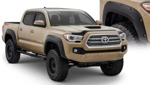 Bushwacker - Bushwacker 30922-02 Pocket Style Fender Flares Toyota Tacoma 2016-2020 - Black - Image 1