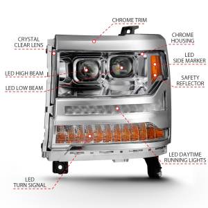 Anzo USA - Anzo USA 111421 LED Projector Headlight - Image 3