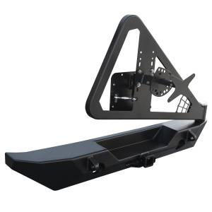 Poison Spyder - Poison Spyder 17-62-020P1 RockBrawler II Rear Bumper with Tire Carrier - Image 2