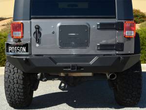 Poison Spyder - Poison Spyder 17-62-040-D Brawler Full Width Rear Bumper - Image 4