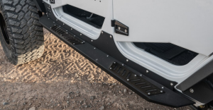 Bodyguard - Bodyguard 95441T Sliders with body cladding 4 door Textured Black Jeep JK 2007-2018 - Image 2