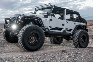 Bodyguard - Bodyguard 95441T Sliders with body cladding 4 door Textured Black Jeep JK 2007-2018 - Image 3