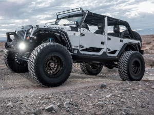 Bodyguard - Bodyguard 83063T Sliders with body cladding 2 door Textured Black Jeep JK 2007-2018 - Image 2