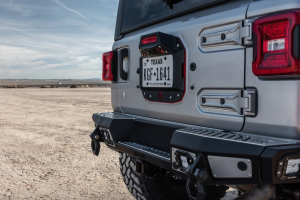 Bodyguard - Bodyguard 56222T Rear bumper Stubby with Sensor Holes and Light Holes Textured Black Jeep JL 2018-2020 - Image 3
