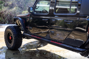 Bodyguard - Bodyguard 22280T Sliders with body cladding 4 door Textured Black Jeep Gladiator 2020-2020 - Image 2