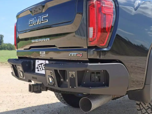 Bodyguard - Bodyguard DFC15EYLT A2 Rear Bumper with Sensor Holes and Light Holes Textured Black Chevy/GMC Colorado/Canyon 2015-2019 - Image 4