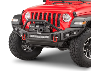 Go Rhino 331201T Rockline Full Width Front Bumper Jeep Wrangler JK/JL/JT 2007-2020