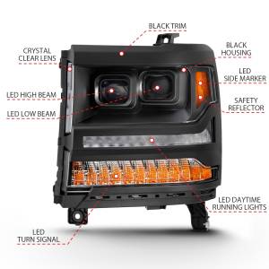Anzo USA - Anzo USA 111420 LED Projector Headlight - Image 3