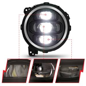 Anzo USA - Anzo USA 111466 LED Projector Headlight - Image 2