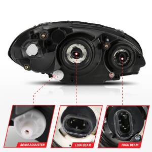 Anzo USA - Anzo USA 111472 Crystal Headlight Set - Image 4