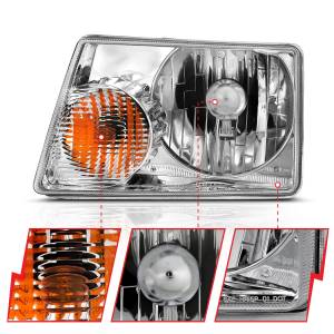 Anzo USA - Anzo USA 111473 Crystal Headlight Set - Image 2