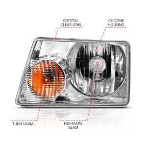 Anzo USA - Anzo USA 111473 Crystal Headlight Set - Image 3