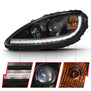 Anzo USA - Anzo USA 121553 Projector Headlight Set w/Halo - Image 3