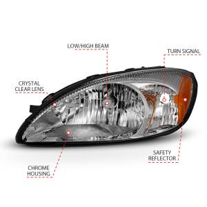 Anzo USA - Anzo USA 121554 Crystal Headlight Set - Image 3