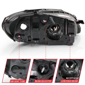 Anzo USA - Anzo USA 121554 Crystal Headlight Set - Image 4