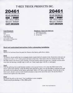 T-Rex Grilles 20461 Billet Series Grille