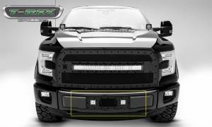 T-Rex Grilles - T-Rex Grilles 6325731-BR Stealth Torch Series LED Light Bumper Grille - Image 2