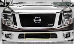 T-Rex Grilles 25785B Billet Series Bumper Grille Overlay