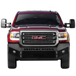 Iron Cross - Iron Cross 20-325-15 Base Winch Front Bumper for GMC Sierra 2500/3500 2015-2019 - Gloss Black - Image 2