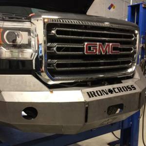 Iron Cross - Iron Cross 20-325-15 Base Winch Front Bumper for GMC Sierra 2500/3500 2015-2019 - Gloss Black - Image 4