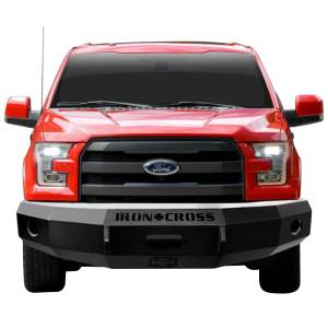 Iron Cross - Iron Cross 20-415-15 Base Winch Front Bumper for Ford F150 2015-2017 - Gloss Black - Image 2