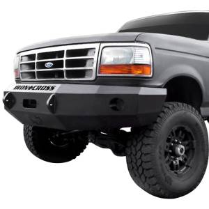 Iron Cross - Iron Cross 20-415-92-MB Base Winch Front Bumper for Ford F150/F250/F350 1992-1996 - Matte Black - Image 2