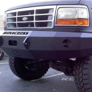 Iron Cross - Iron Cross 20-415-92-MB Base Winch Front Bumper for Ford F150/F250/F350 1992-1996 - Matte Black - Image 4