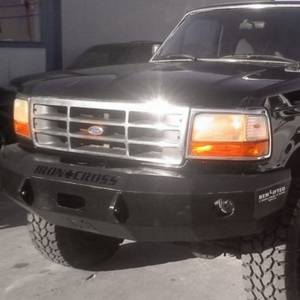 Iron Cross - Iron Cross 20-415-92-MB Base Winch Front Bumper for Ford F150/F250/F350 1992-1996 - Matte Black - Image 5