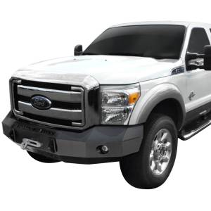 Iron Cross - Iron Cross 20-425-11-MB Base Winch Front Bumper for Ford F250/F350/F450 2011-2016 - Matte Black - Image 2