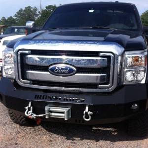Iron Cross - Iron Cross 20-425-11-MB Base Winch Front Bumper for Ford F250/F350/F450 2011-2016 - Matte Black - Image 5
